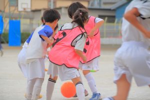 サッカーの練習