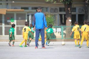 サッカーの練習