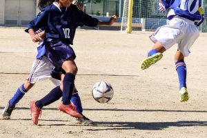 サッカーの試合