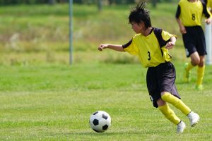 サッカーの練習