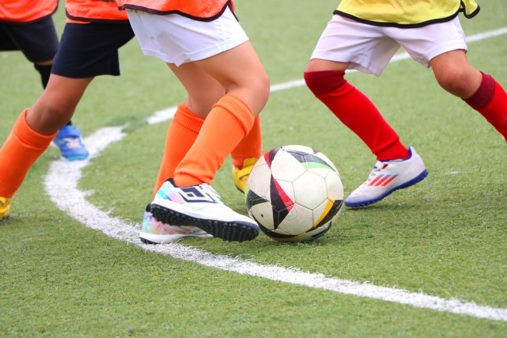 サッカーの試合